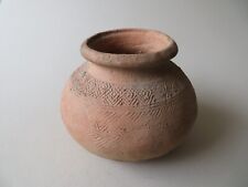EARLY RARE THAI BAN CHIANG UNGLAZED, IMPRESSED POT, VASE-- DATING TO 900-300 BCE picture