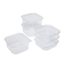 Karart 64oz PET Tamper Resistant Deli Container with Flat Lid - 120 ct picture