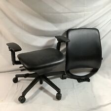 Steelcase Amia Office Desk Chair Work Task Chair - Black Leather picture