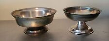 Two Vintage Victor S. Co  Silver Soldered Footed Bowls R0161 62 R 0164 62 picture
