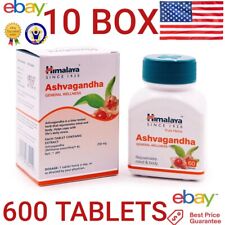 Ashwagandha Himalaya 10Pack 600 Tablets Exp9/2025 Anxiety Stress Relief Immunity picture