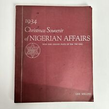 Vintage 1934 Christmas Souvenir of Nigerian Affairs Paperback picture