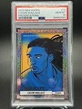 2023 Panini NBA Hoops Presentations Cason Wallace Rookie Card picture