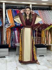 Palestinian Thobe Embroidered Maxi Dress Long Sleeves TATREEZ picture
