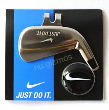 BRAND NEW NIKE MAGNETIC GOLF HAT CLIP and  BALL MARKER  picture