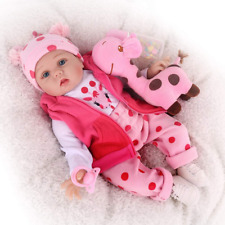 CHAREX Reborn Baby Dolls, 22 inches Newborn Lifelike Soft Silicone Baby Dolls, picture