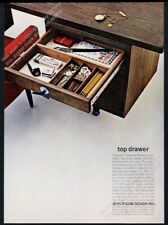 1961 Jens Risom modern desk photo JR Design vintage print ad picture