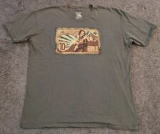 Zion Vintage Bob Marley Legend of Trenchtown Distressed T-Shirt Made in USA 2XB picture
