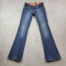 Luck Brand Sweet Dream Jeans Womens 26X32 Button Fly Boot Cut Blue picture
