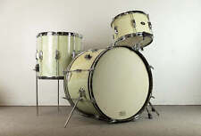 1960s Slingerland Stage Band White Marine Pearl Drum Set picture