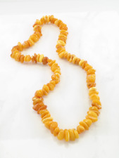 Vintage Orange Butterscotch Baltic Amber Bead Necklace picture
