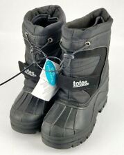 Totes Kids Snow-boots Black Connor Youth Size 13M Thermolite Winter Survivor NEW picture