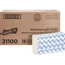 4000 White Paper Multifold Towels Bulk C-Fold Recycled Fiber Genuine Pack of 16 picture