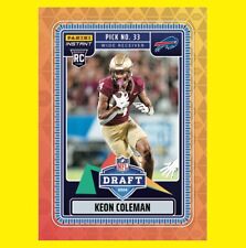 2024 Panini Instant Keon Coleman ROOKIE CARD DRAFT NIGHT SP Buffalo Bills #19 RC picture
