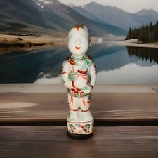 Chinese Famille Rose/Wucai Porcelain Ho Ho Laughing Boy Figurine  picture