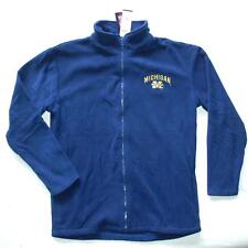 MICHIGAN WOLVERINES FLEECE ZIPPERED JACKET  NEW WITH TAGS  MEN'S MEDIUM picture