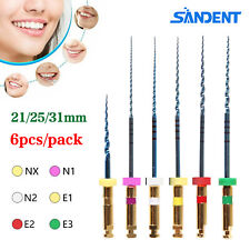6PCS Dental Endo Files Root Canal Endodontic NITI Rotary File 21/25/31MM picture