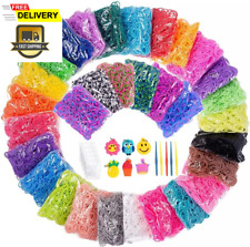 15000+ Loom Rubber Band Refill Kit in 31 Colors Bracelet Making Kit for Kids NEW picture