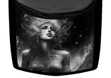 Mystical Vivid Grayscale Woman Artistic Vinyl Decal Graphic Hood Wrap Truck Car picture