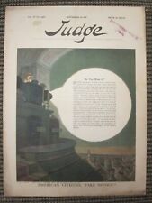 Judge Magazine September 1909 American Citizens Take Notice Art Deco 53 picture