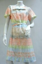 Vintage 50s Belted Sheer Dress  picture