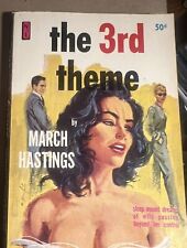 THE 3RD THEME 1961 MARCH HASTINGS NAT. LIBRARY  PULP NOVEL LGBTQ INTEREST RARE picture