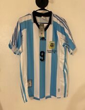 Gabriel Batistuta 1998 FIFA World Cup Argentina Retro Home Jersey picture