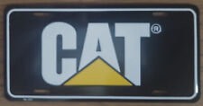 Vintage Caterpillar License Plate Embossed Metal Aluminum New Old Stock CAT picture