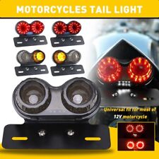 Universal ATV Motorcycle Turn Signal LED Tail Brake Light Running License Light picture