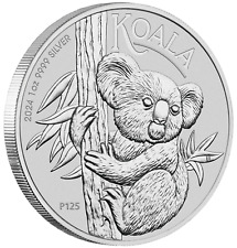 2024 Australia Koala 1oz $1 Silver Coin in Mint Capsule King Charles III Effigy picture