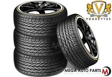 4 Vogue Custom Built Radial VIII 235/45R18 98V XL White/Gold Sidewall Tires picture