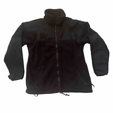Polartec Cold Weather Fleece Jacket Black Medium Goodwill Industries Great Shape picture