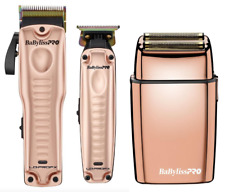 Babyliss PRO Rose Gold Lo Pro FX Cordless Clipper Trimmer Shaver Haircut Set NEW picture