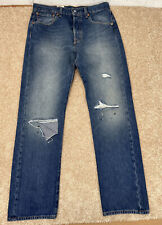 Levi's 501 Mens Sz 32x32 Original Straight Fit Button Fly 100% Cotton Jeans NWT picture