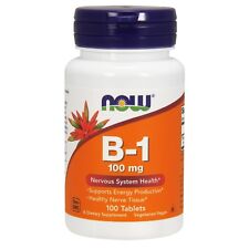 NOW Foods Vitamin B-1  100 mg,  100 Tablets picture