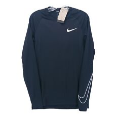 NWT Nike PRO  Dri-FIT Black Tight Fit Long Sleeve Training Top Swoosh DD1990-010 picture