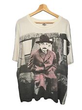 Vintage Albert Einstein Stonehenge All Over Print T-Shirt Size XL Made In USA picture