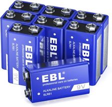 EBL 9V 6LR61 Alkaline Battery 9 Volt Batteries Ultra Long Lasting Leak Proof Lot picture