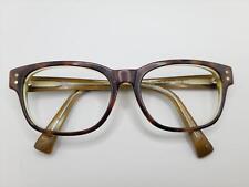 Vintage Bruce England Model 887 Unisex Oval Eyeglasses Frames - Brown picture