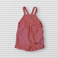 Vintage Gymboree Baby Toddler Girls Gingham Romper Red White Kid Size 18-24M picture