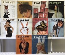 1966 Playboy Nearly Complete Missing March and December Good Condition picture
