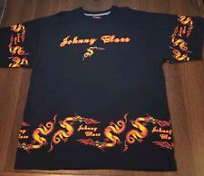 Vintage 90's Y2K Johnny Blaze Wu Tang Dragon AOP Baggy Hiphop XL Thrashed Jnco picture