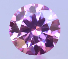 Lab-Grown 0.55 Ct Pink CVD Diamond 5.50 mm Round, Clarity VVS1,Certified Diamond picture