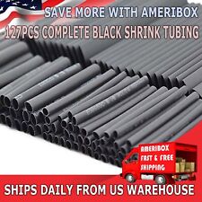 127 pc Heat Shrink Tubing Wire Wrap Assortment Set Electrical Connection Cable picture