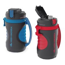 HIGH SIERRA LARGE 64 oz SPORT JUG 2-PACK - RED & BLUE UP TO 10 HRS COLD BPA FREE picture