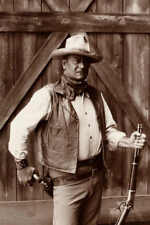 VINTAGE JOHN WAYNE IN THE COWBOYS MOVIE POSTER PRINT 24x16 9MIL PAPER picture