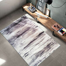 Gray Vintage Solid Cloud Modern Area Rug with Non-Slip Rubber Latex Backing picture