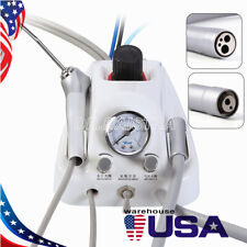 Portable Dental Turbine Unit 3 Way Syringe Work with Air Compressor 2/4 Holes US picture