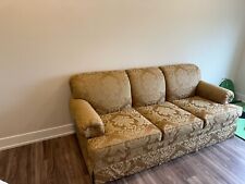 Ethan Allen Couch Gold Paisley picture