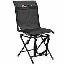 Goplus Folding 360° Silent Swivel Hunting Chair Blind Chair All-weather Outdoor picture
